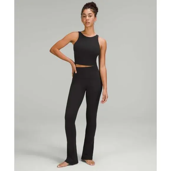 LULULEMON Align High-Rise Mini Flare Pant 32" Black Yoga Active Women's 4